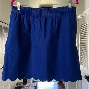 J.Crew Scalloped Hem Mini Skirt